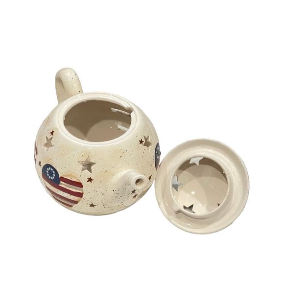 Vintage Home Interiors Candle Cover Teapot - Picture 5 of 8